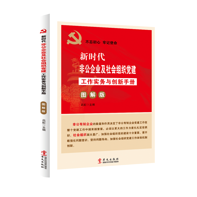 新时代非公企业及社会组织党建工作实务与创新手册（图解版） 非公有制企业组织党建书籍