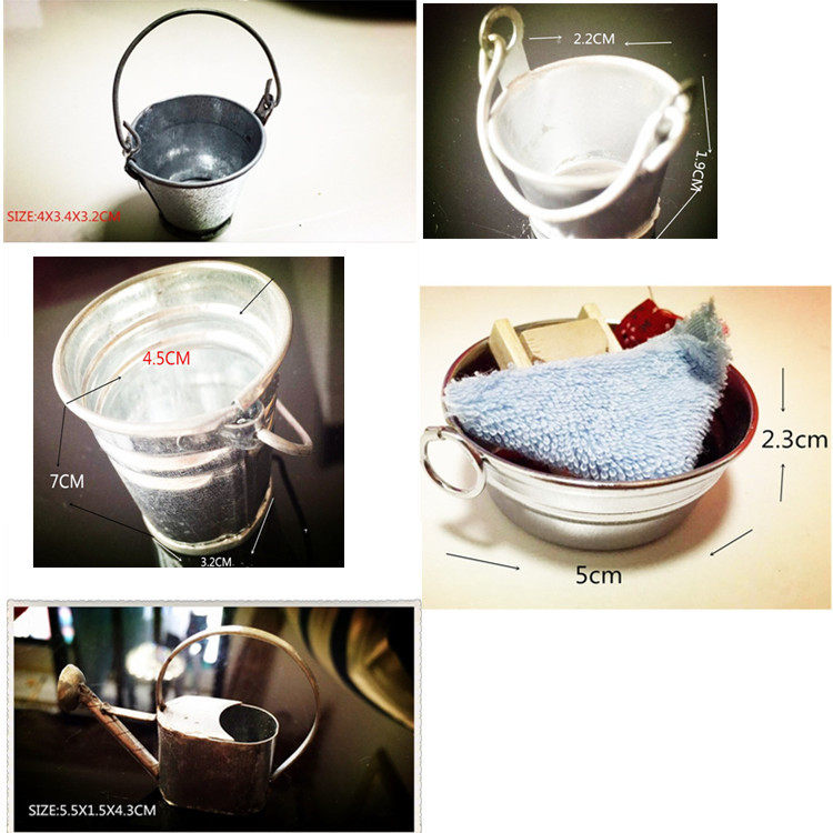 dollhouse 微缩场景玩具迷你黏土手工配件铁皮水桶洗衣盆花园花洒,金属材料及制品,其他金属制品,淘宝优惠券,粉丝福利购,淘宝优惠卷