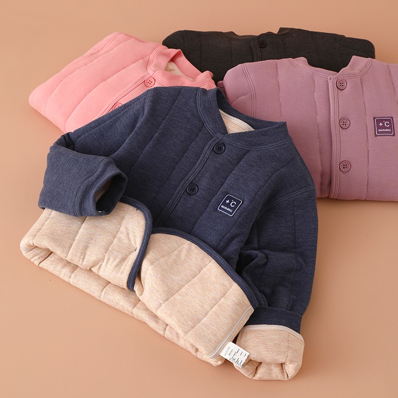 加厚儿童棉衣夹棉内胆男女童棉服保暖中小学生校服神器冬羊毛蚕丝