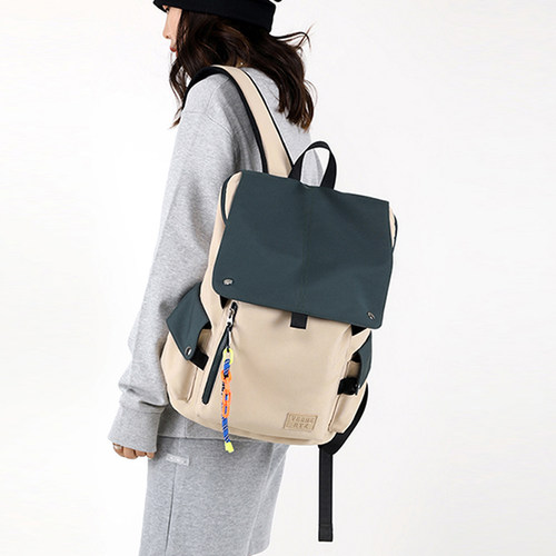 双肩包男生日系潮帅气休闲旅行女