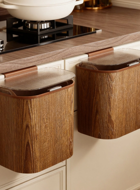 厨房专用垃圾桶挂式大容量带盖壁挂厨余桶免弯腰家用收纳卫生桶