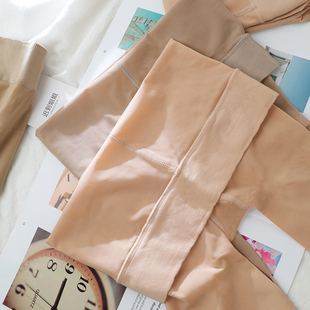 丝袜女加长高个子瘦腿肤肉色打底裤 2条 春秋款 防勾丝连袜裤 袜 薄款
