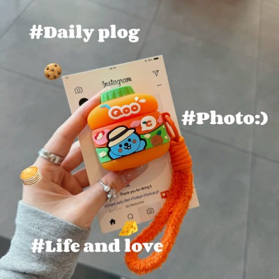 酷儿橙汁饮料华为freebuds保护套