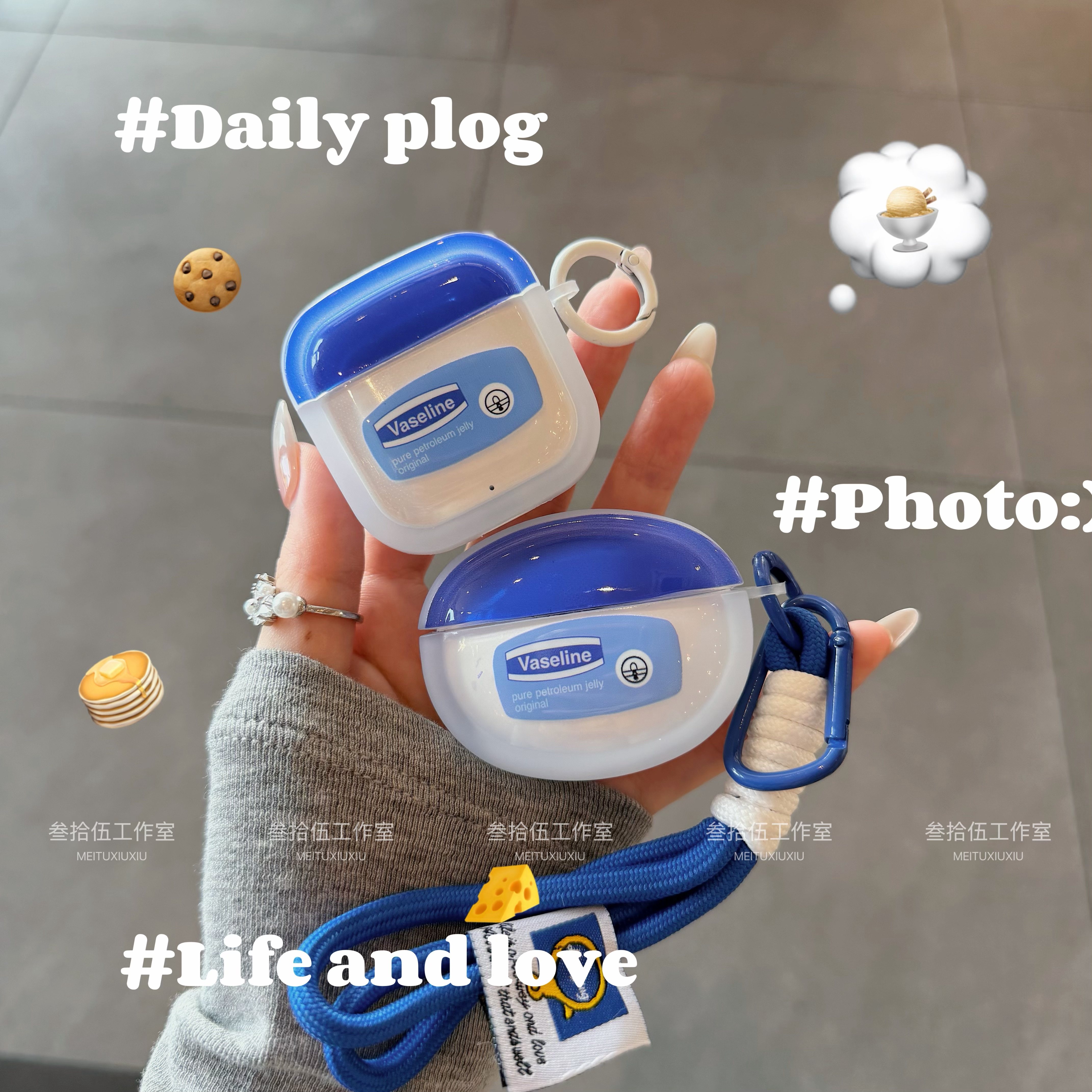 创意趣味凡士林适用华为freebuds Pro5蓝牙耳机壳7i/