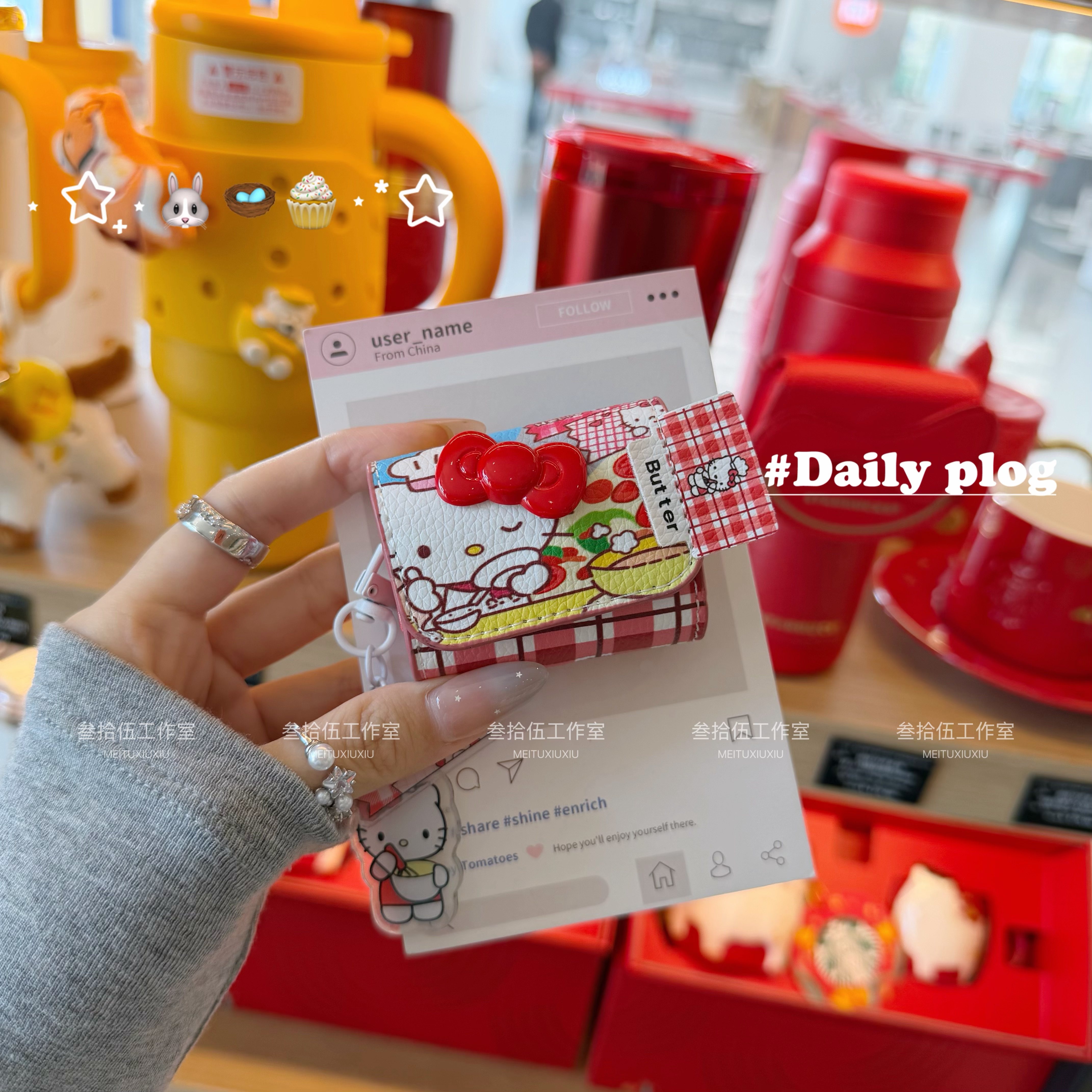 可爱立体皮质蝴蝶结翻盖厨师HelloKitty适用airpodspro3苹果pro2二代耳机壳女新款少女心带挂件