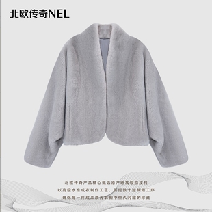 【安晴粉丝专享】进口水貂外套2489