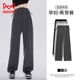 秋装 猫人孕妇裤 无托腹不勒肚子休闲运动阔腿裤 外穿两穿裤 子春秋款