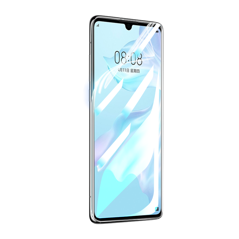 适用华为p30手机膜p30pro钢化水凝膜p30por全屏专用膜p30lite曲面屏软膜曲屏3O的贴膜新款荣耀保护膜屏幕高清