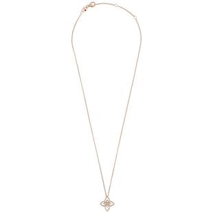 【节日礼物】ROBERTO COIN/珂瑛DESERT FLOWER 中号钻石项链