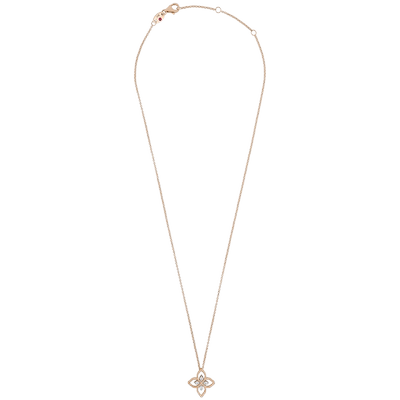 18k金ROBERTOCOIN/珂瑛钻石项链