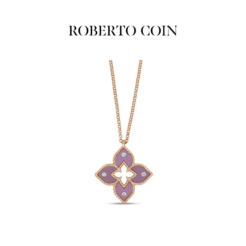 【24期免息】ROBERTO COIN/珂瑛VENETIAN PRINCESS 18K金钻石项链