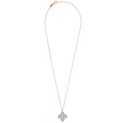 ROBERTOCOIN绿松石钻石项链