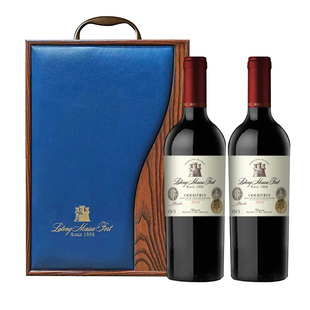 【麦德龙同款】拉图玛萨堡文森葡萄酒双支礼盒装 750ml*2进口红酒