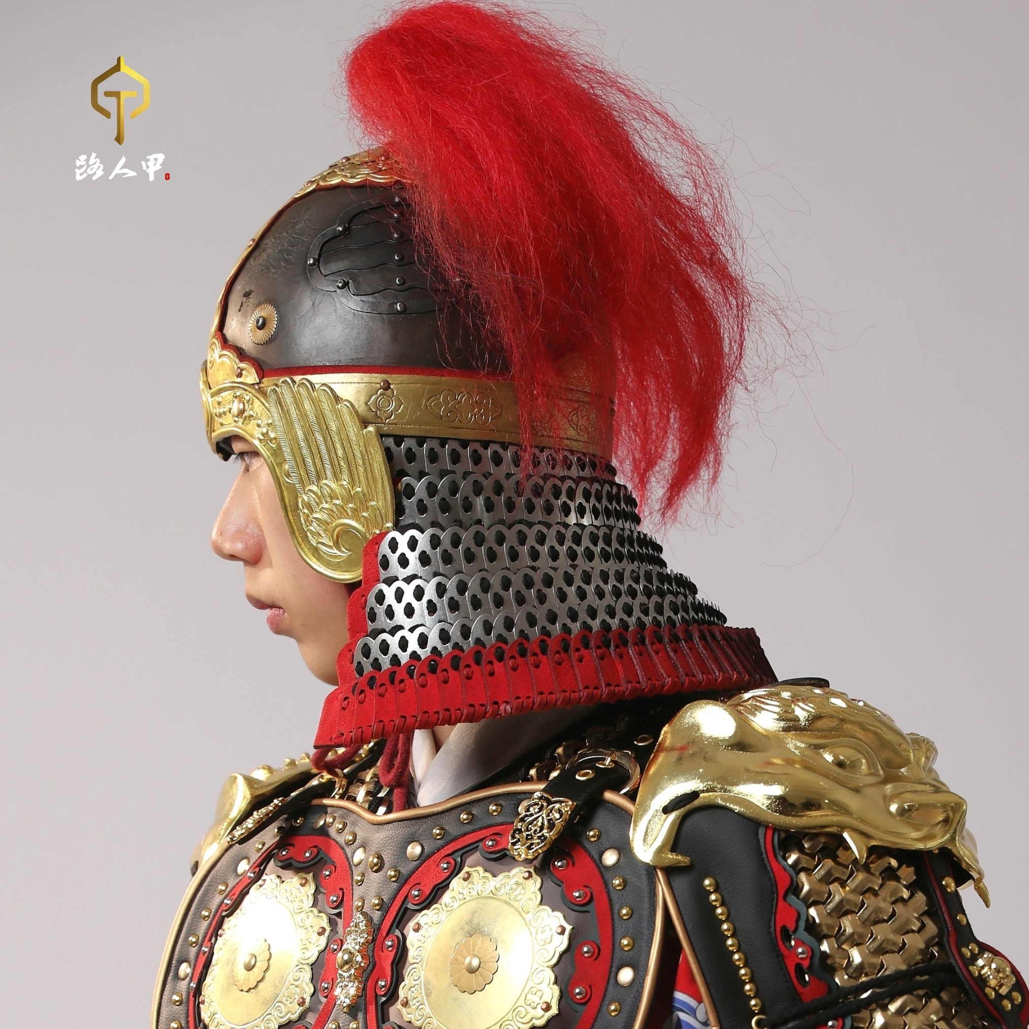 【路人甲】头盔 宋明 錾刻盔 国风甲胄 凤翅盔 兜鍪图片