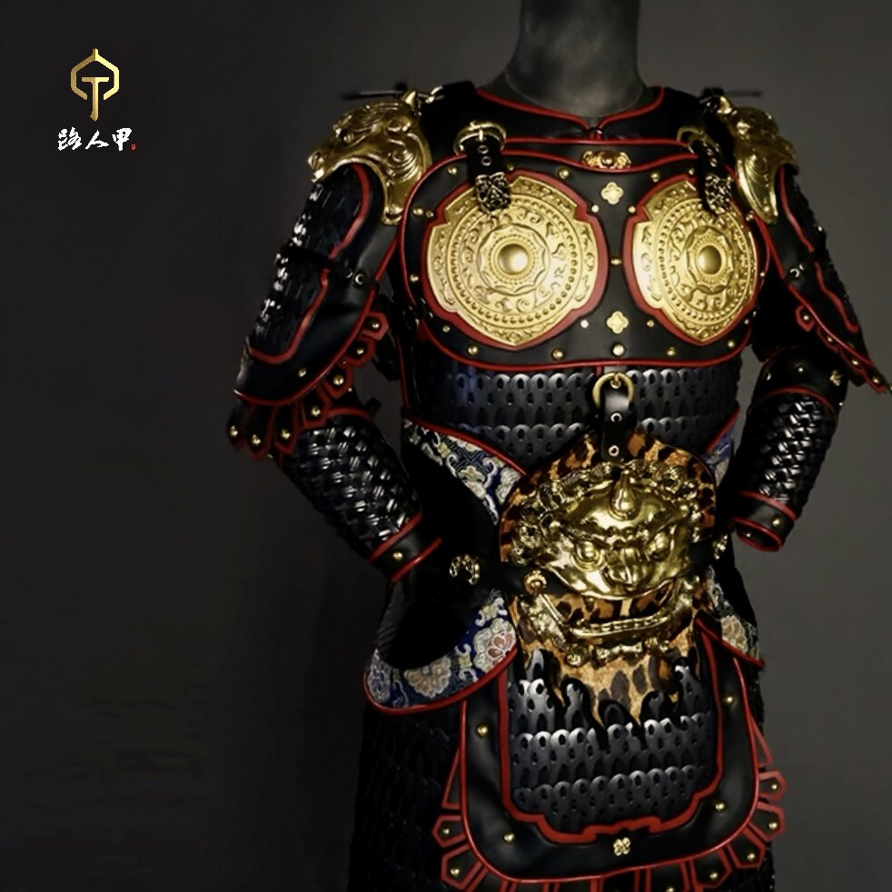 【路人甲】宋明扎甲 札甲 甲胄 真人可穿 中式将校盔甲
