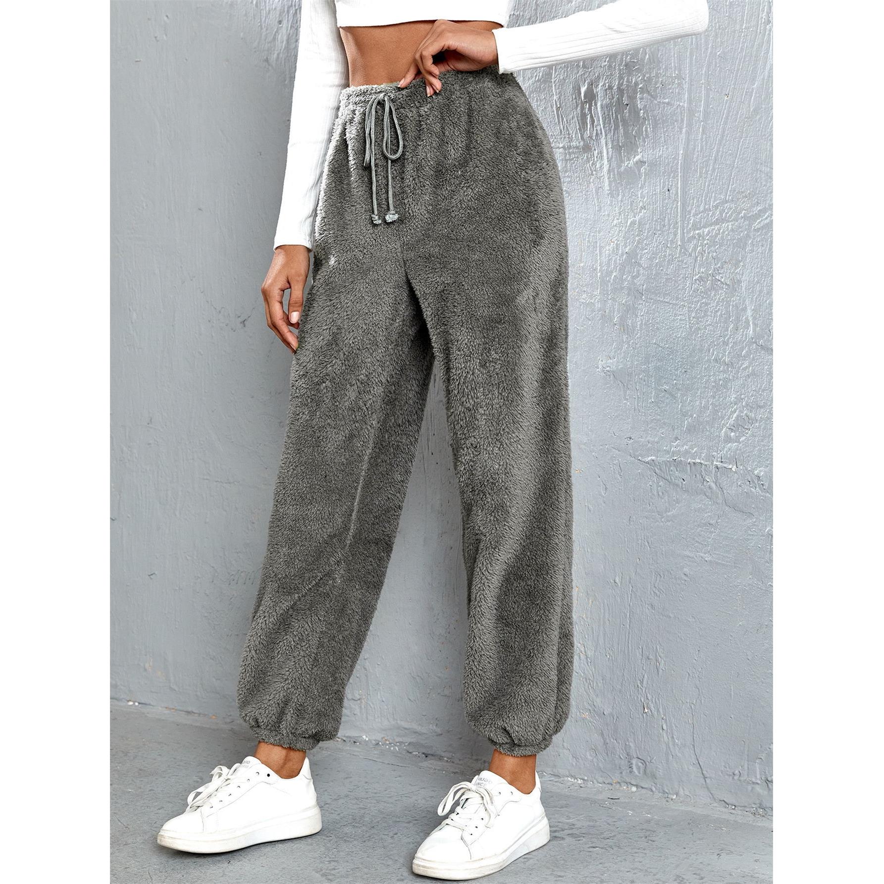 comfortable warm pants color fashionable casual velvet