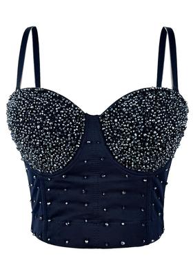 beaded camisole handmade bra outer small herringbone bra