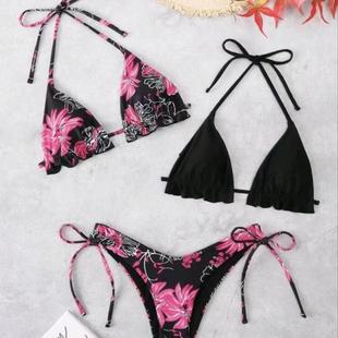 Bikini Swimsuit Floral Womens Set Holiday