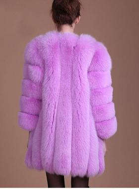 coat fur artificial fur long womens coat fur faux fur