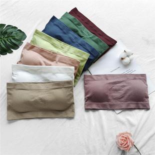 threaded chest tube color top piece seamless one Solid wrap