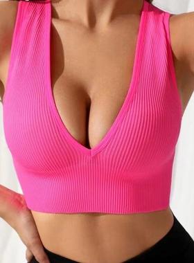 shirts elastic sports vest trainning fitness knitting