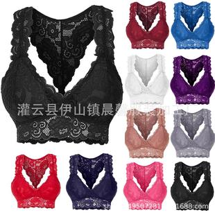 sexy bra multi three color lace point full Sexy hollow