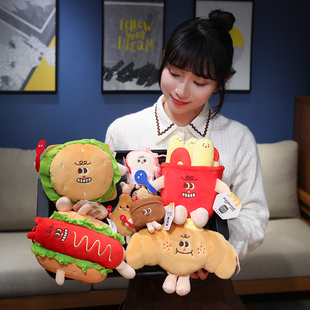 不想失业泡面挂件可爱趣味美食毛绒公仔包挂饰创意搞怪吐司钥匙扣