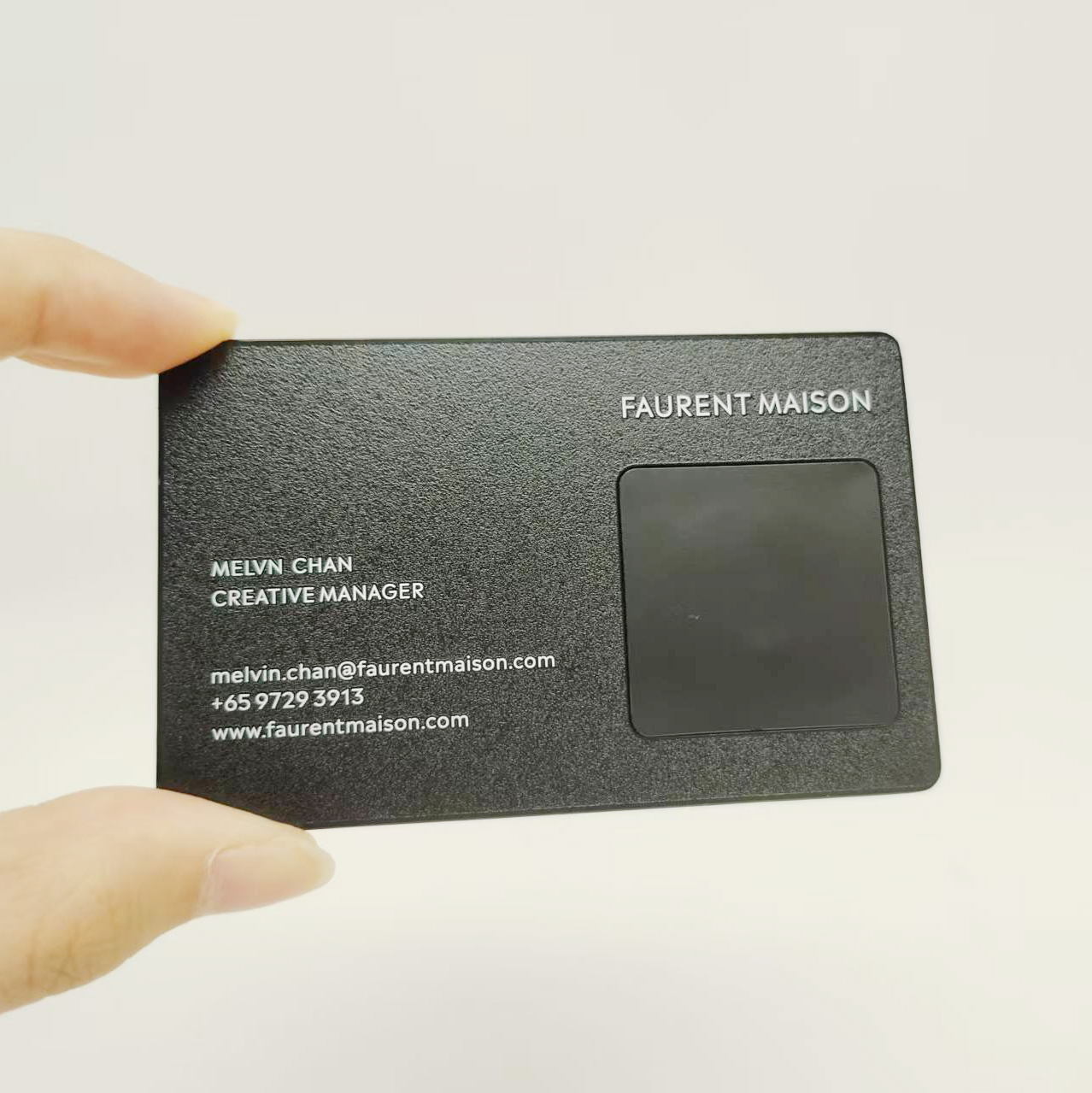 高端金属会员卡定制智能感应