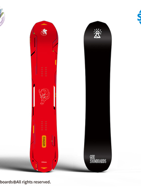 EVA x Gee snowboards联名 新世纪福音战士单板滑雪板贰二号机