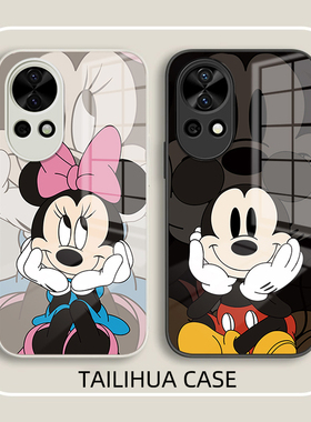 米奇米妮适用华为nova12手机壳11液态10z玻璃9z保护套8se硅胶软边7se活力版6镜头5全包4防摔pro男女新款ultra