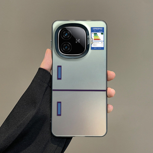 创意 个性 冰箱适用iQOOz9Turbo 手机壳彩银iqooz9x保护套iQOOz9硅胶软边vivo爱酷z9x镜头全包超薄防摔男女新款