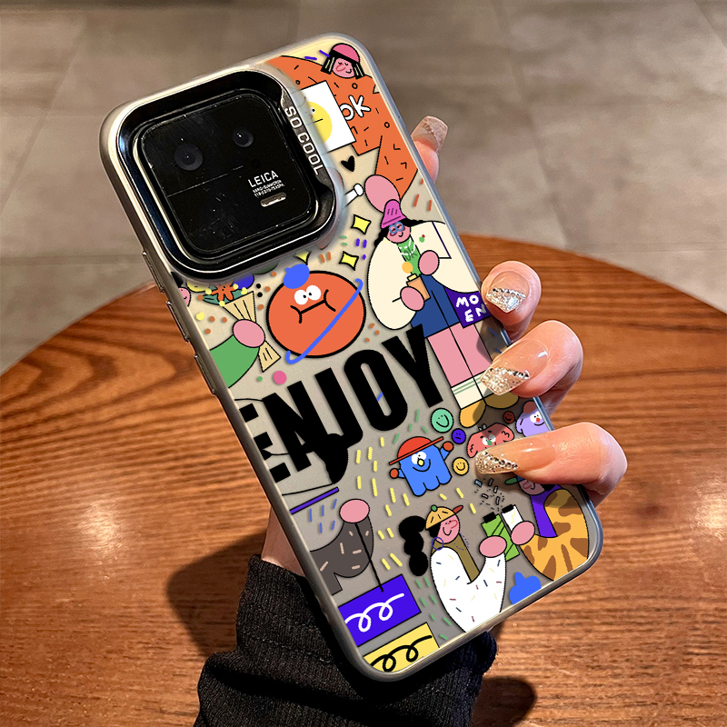 彩银imd适用小米手机壳卡通