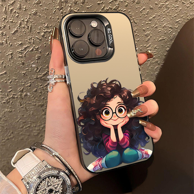 彩银imd适用苹果卡通手机壳