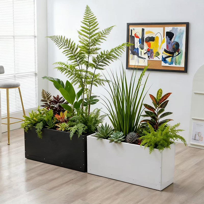 长条形花槽长方形特大花盆带轮子现代简约室内隔断花箱懒人自吸水,鲜花速递/花卉仿真/绿植园艺,花盆,淘宝优惠券,粉丝福利购,淘宝优惠卷