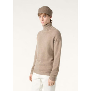 老钱风意大利LP2026新款春羊绒羊毛混纺高领毛衣男士百搭上衣