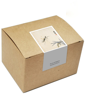 gytz6401中式 古风水墨工笔传统绘画通用超大不干胶贴纸定制封口贴