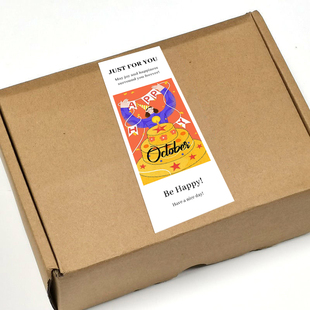 gytz6001生日通用迷你超大不干胶贴纸定制封口贴空白可手写包装