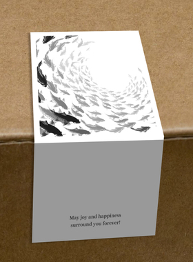 gytz7253新中式风高级感森系极ins简约通用超大不干胶贴纸封口贴