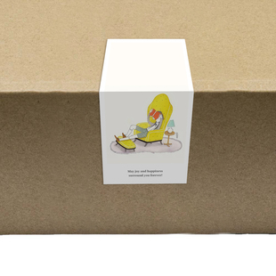 gytz1605生活治愈正能量高级感森系唯美小清晰不干胶贴纸封口贴