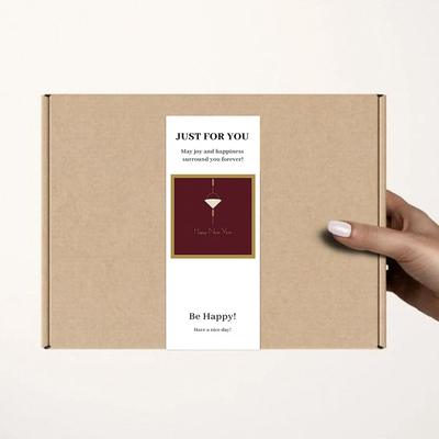 gytz6234跨境东南亚越南通用超大不干胶贴纸定制封口贴空白可手写