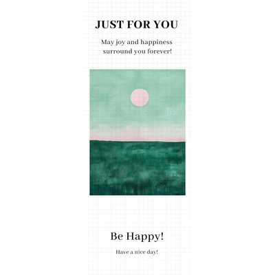 gytz7583旭日东升夕阳晚霞山水鎏金大海金色太阳不干胶贴纸封口贴