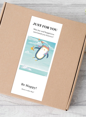 gytz3789跨境圣诞节通用迷你超大不干胶贴纸定制封口贴空白可手写