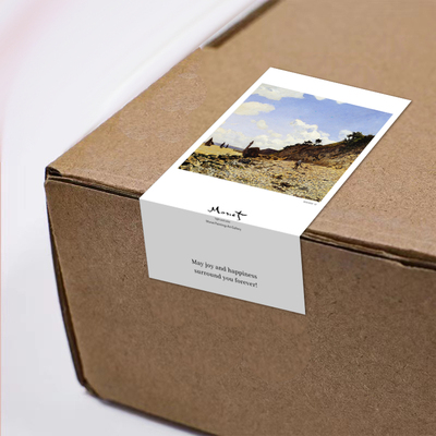 gytz6933高级感森系唯美插画ins极简约通用超大不干胶贴纸封口贴