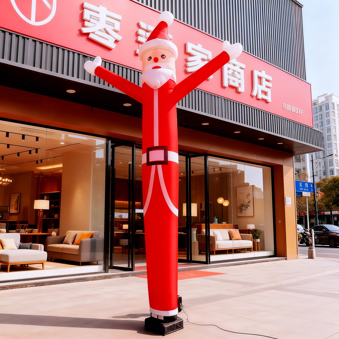 新款圣诞老人跳舞人偶充气气模