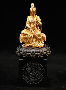 118MM树脂工艺品 家居桌面饰品摆件  观音菩萨金色版LTCP-289/3D
