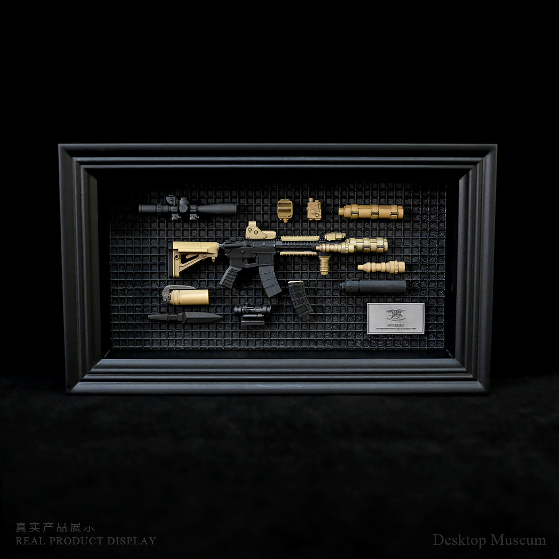 龙飞兔舞  桌面装饰品 武器树脂摆件 微缩枪模型  LTCP-422+