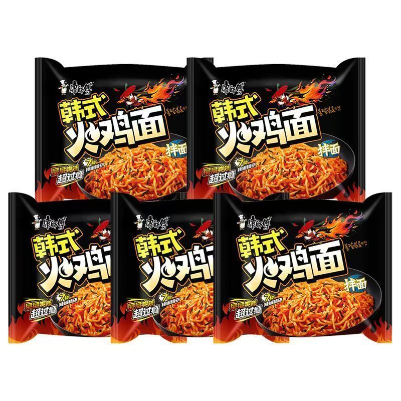 康师傅韩式火鸡拌面超辣正宗袋装