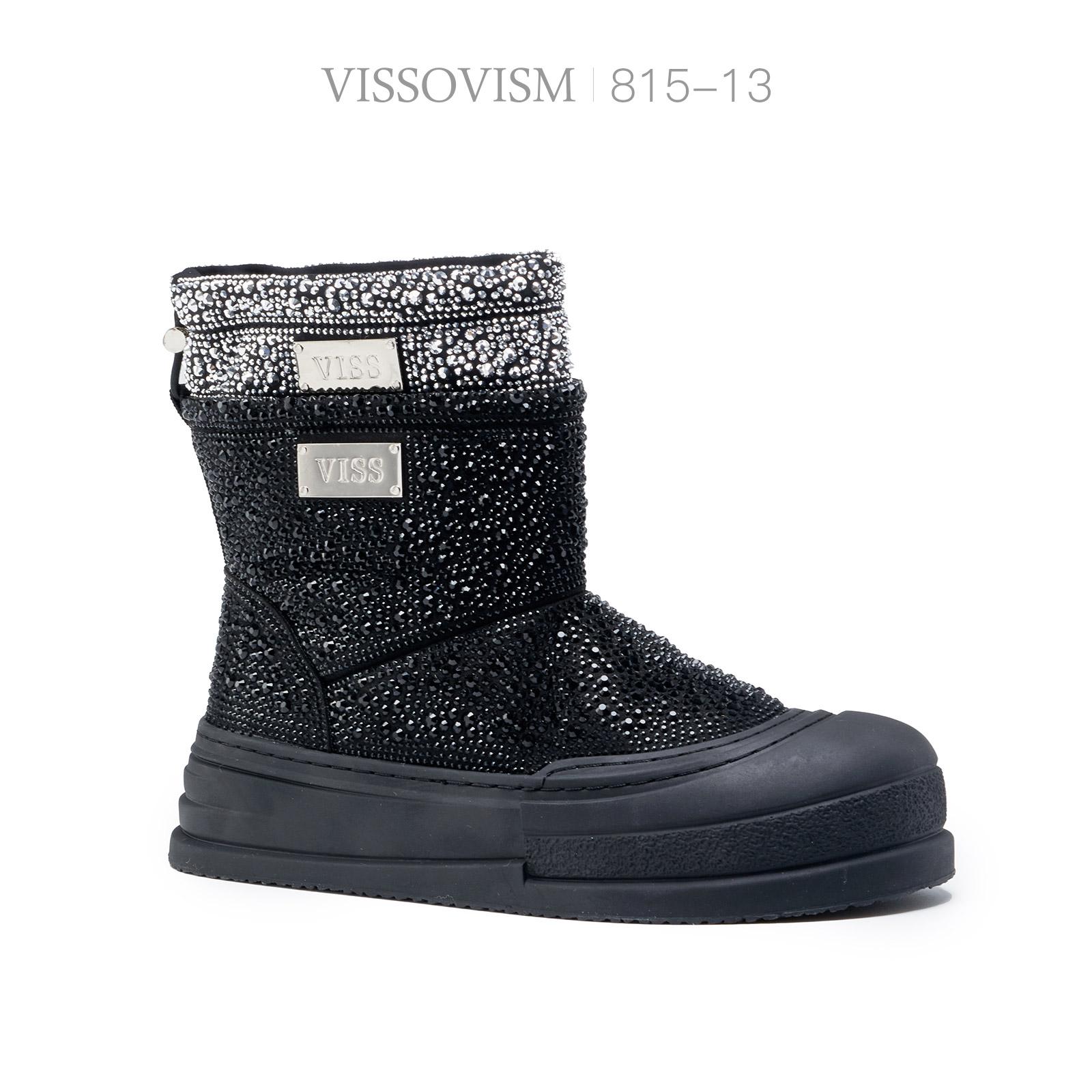 VISSOVISM满钻厚底防滑绒毛雪地靴 815-13