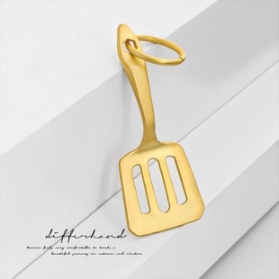 云顶之弈金铲铲钥匙扣小挂件LOL周边刮彩票金铲子金属刮刮乐刮铲