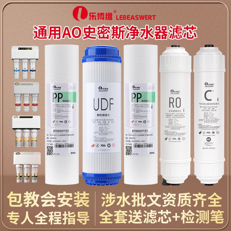 适用AO史密斯净水器滤芯通用AR/D1/TR/ AR/ SR/ TR/ DR400/50ppRO-封面